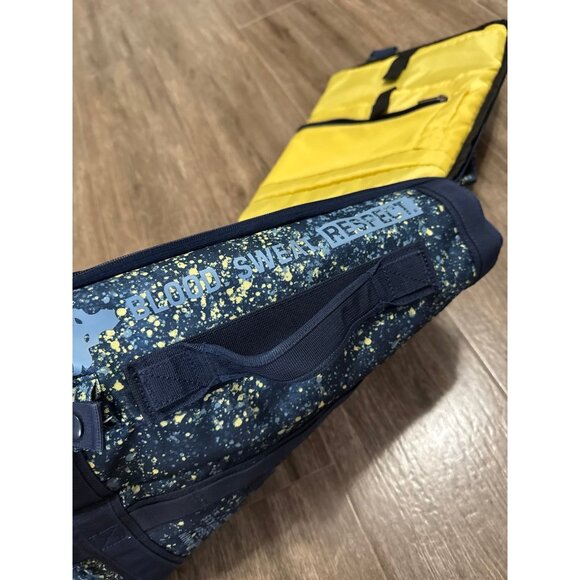 Under Armour Project Rock Gym Duffle Backpack Blue camouflage print - Picture 6 of 10